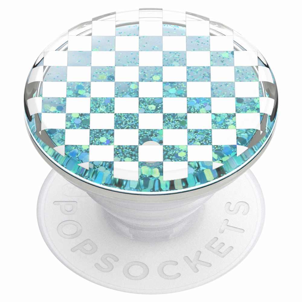 //// PopSockets | PopGrip Tidepool Checker White | 123-0196
