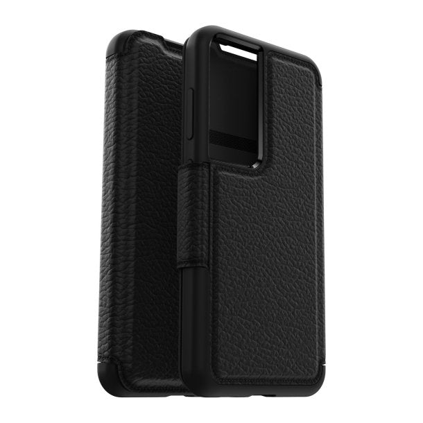 Otterbox | Galaxy S23 5G Strada Leather Folio Case - Black | 15-10809