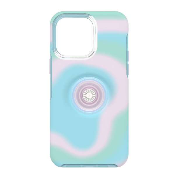 //// Otterbox | iPhone 14 Pro Max - Otterbox + POP Symmetry Clear Series Case - Blue (Glowing Aura) | 15-10274