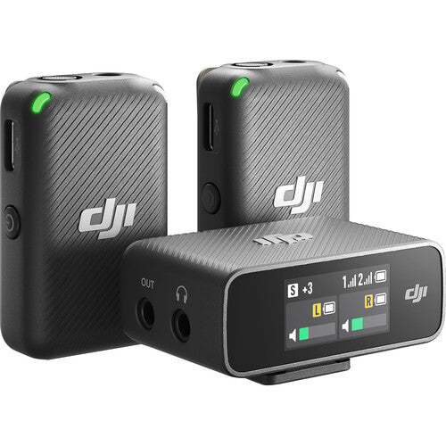 DJI | Mic 3 Wireless Microphone (2 TX + 1 RX + Charging Case
