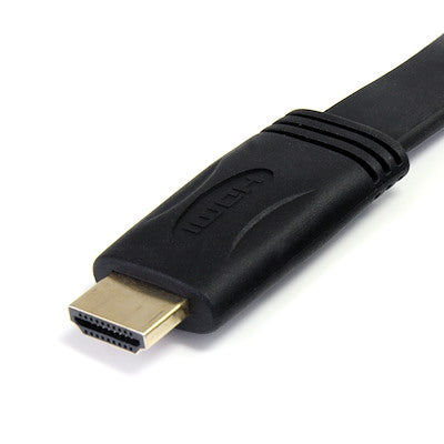 Startech | HDMI (M) - HDMI (M) Flat High Speed Cable W/ Ethernet - 10ft | HDMIMM10FL
