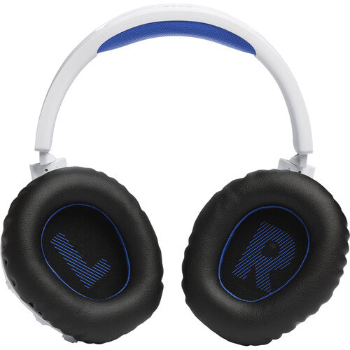 JBL | Quantum 360P 2.4 Ghz Wireless Over-ear Gaming Headset for PlayStation - White / Blue | JBLQ360PWLWHTBLUAM  | PROMO ENDS FEB 22 | REG. PRICE $199.99