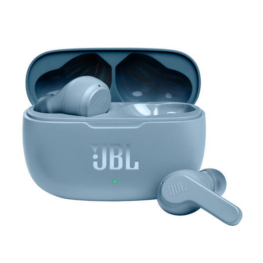JBL | Vibe 200TWS In-Ear Sound Isolating Truly Wireless Headphones - Blue | JBLV200TWSBLUA