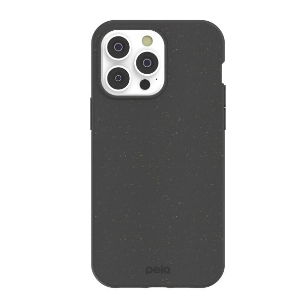 Pela | iPhone 14 Pro Max Classic Protective Case Eco-Friendly/Compostable - Black | 15-10632