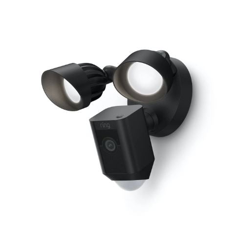 Ring | Floodlight Cam Wired Plus Outdoor 1080p HD IP Camera - Black | B08F6C1DDT