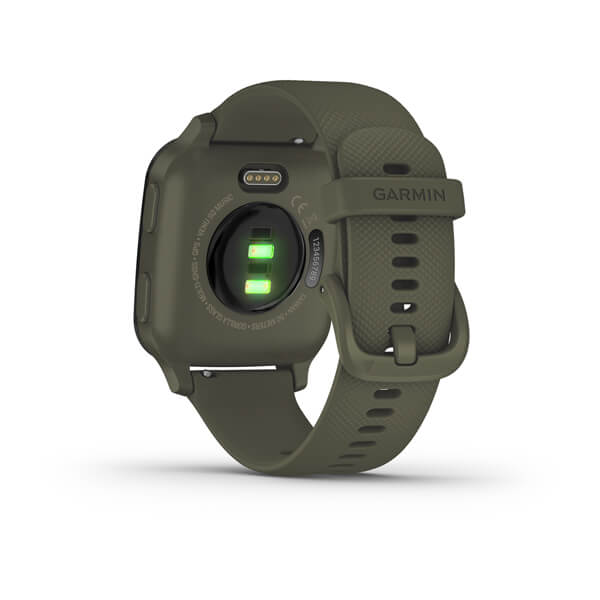 Garmin | Venu Sq GPS Music Smartwatch and Fitness Tracker with Incident Detection - Moss Green | 010-02426-03