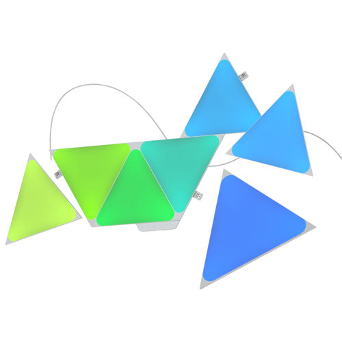 Nanoleaf | Shapes - Triangles - Smarter Kit - 7 Panels | NL47-7003TW-7PK