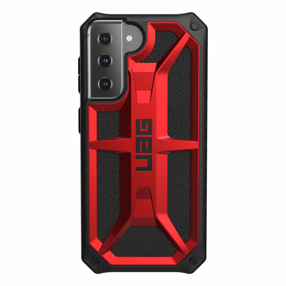 UAG | Samsung Galaxy S21+ - Monarch Rugged Case - Red Crimson | 120-3757