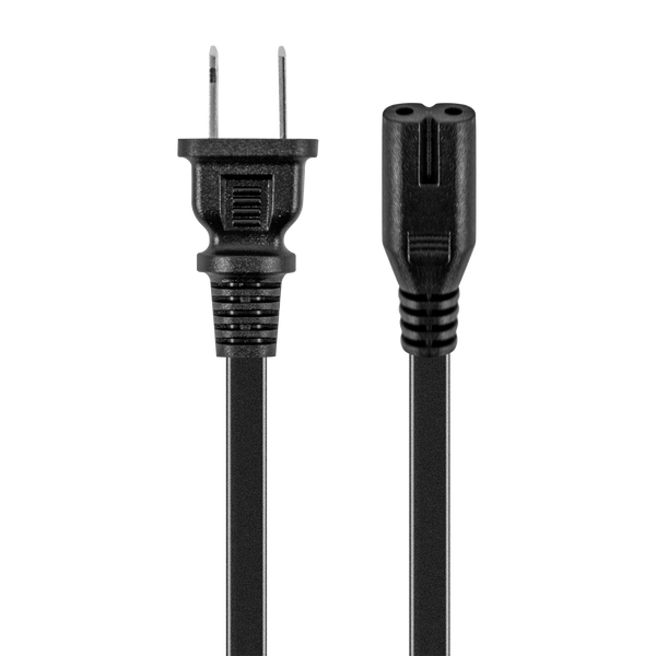 Furo | Power Cable 2 Pin 6FT  - Black | FT8238