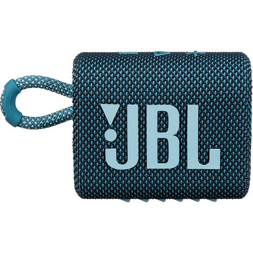 JBL | Go 3 Waterproof Bluetooth Wireless Speaker  - Blue | JBLGO3BLUAM