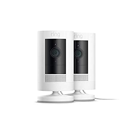 Ring | Stick Up Cam Plug-in - 2 Pack HB - White | B07RGSG6NL