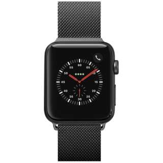 LAUT | Steel Loop Strap for Apple Watch 38/40/41mm Series 1-7/SE - Black | LAUT_AWS_ST_BK