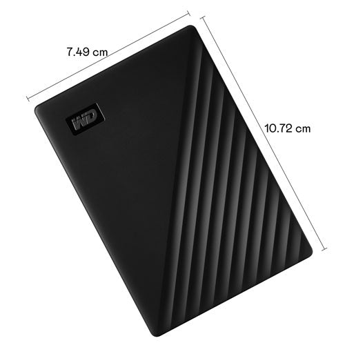 WD | My Passport 2TB USB-A Portable External Hard Drive - Black
