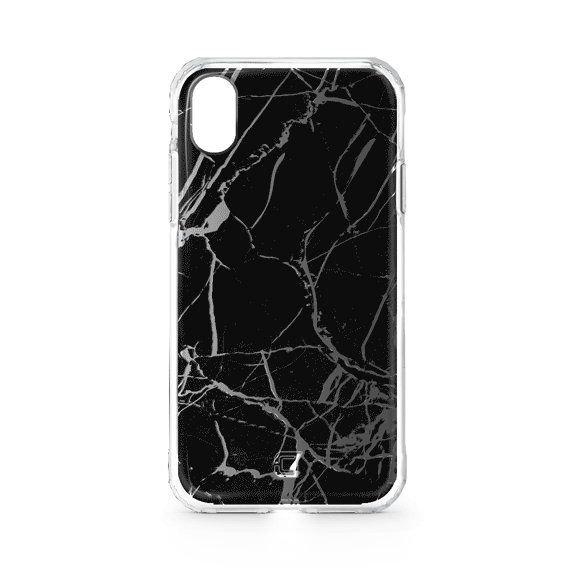 Caseco | Holographic Fremont Marble Tough Case iPhone SE/SE2/8/7/6 - Black | C2608-01