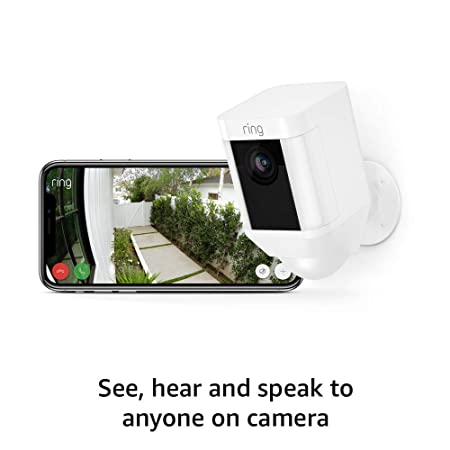 //// Ring | Spotlight Cam Battery- White  B07P4H5X7M | PROMO ENDS NED | REG. PRICE $$279.99