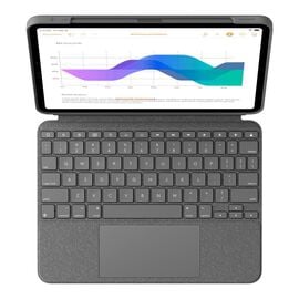 Logitech | Combo Touch  iPad Pro 12.9 Case 3/4/5th Gen Keyboard Case Oxford Gray |  920-010097