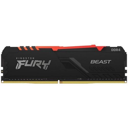 Kingston | RAM 8GB 3200MHz DDR4 CL16 DIMM FURY Beast RGB | KF432C16BBA/8