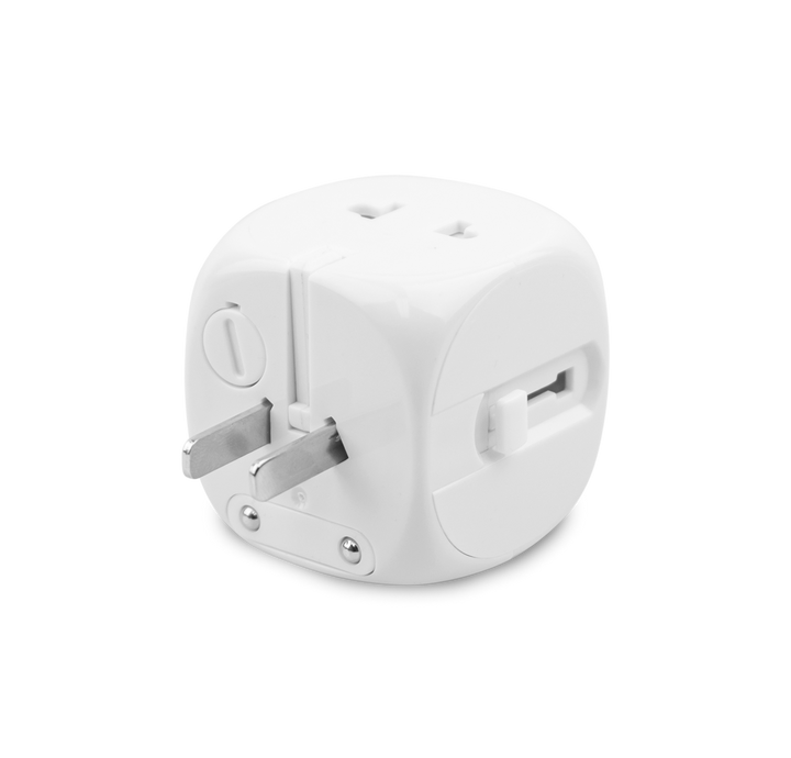 LOGiiX | World Traveler Cube Adapter - White | LGX-10280