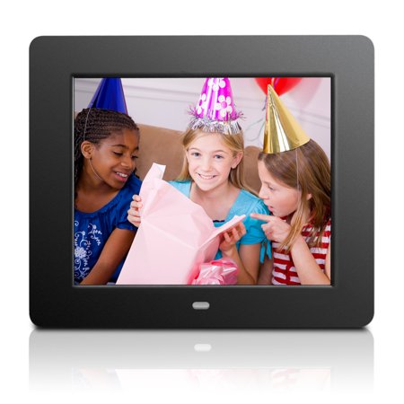 Aluratek | Digital Photo Frame 8" -  512GB Built In | ADMPF108F