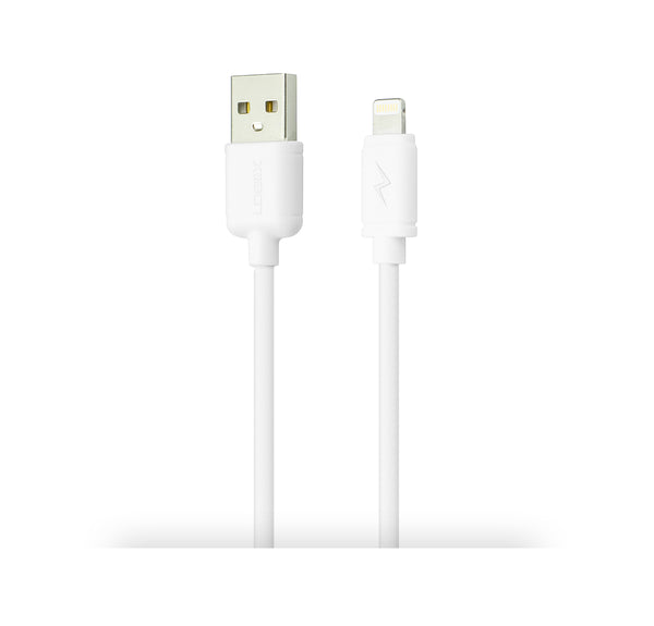LOGiiX | USB-A to Lightning- Sync & Charge Jolt XL - 3M / 10FT - White | LGX-10936