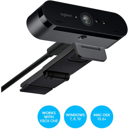 Logitech | BRIO Ultra 4K HD Pro Webcam 90fps | 960-001105