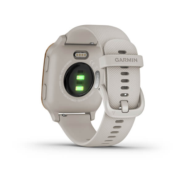 Garmin | Venu Sq GPS Music Smartwatch and Fitness Tracker with Incident Detection - Rose Gold | 010-02426-01