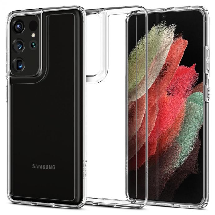 Spigen | Samsung Galaxy S21 Ultra - Crystal Hybrid - Crystal Clear | SGPACS02379