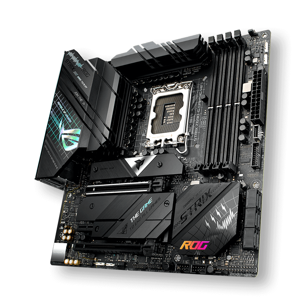 Asus  | Motherboard WiFi 6E LGA 1700 12th Gen MATX(PCIe 5.0,DDR5,14+1 power stages,2.5 Gb LAN,Bluetooth v5.2,Thunderbolt 4,3xM.2/NVMe SSD and Front panel USB 3.2 Gen 2x2 Type-C connector)