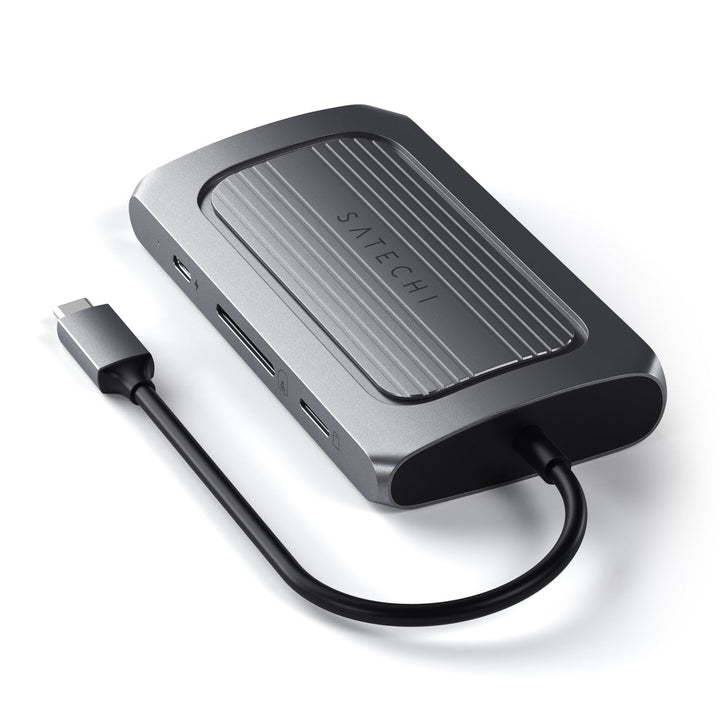Satechi | USB-4 Multiport Adapter with 8K HDMI - Space Gray | ST-U4MA3M