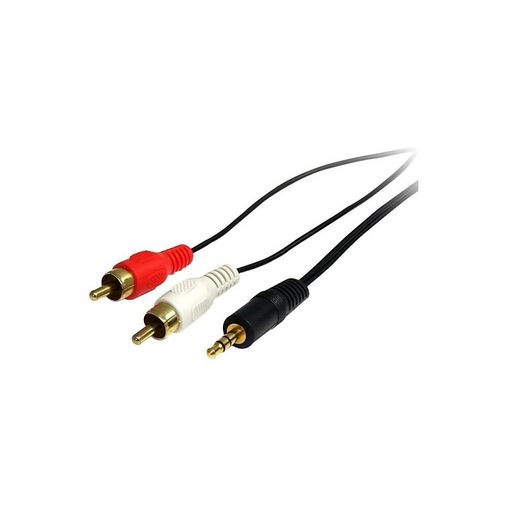 Startech | 3.5mm (Male) To RCA (Male) Stereo Cable 3ft | MU3MMRCA