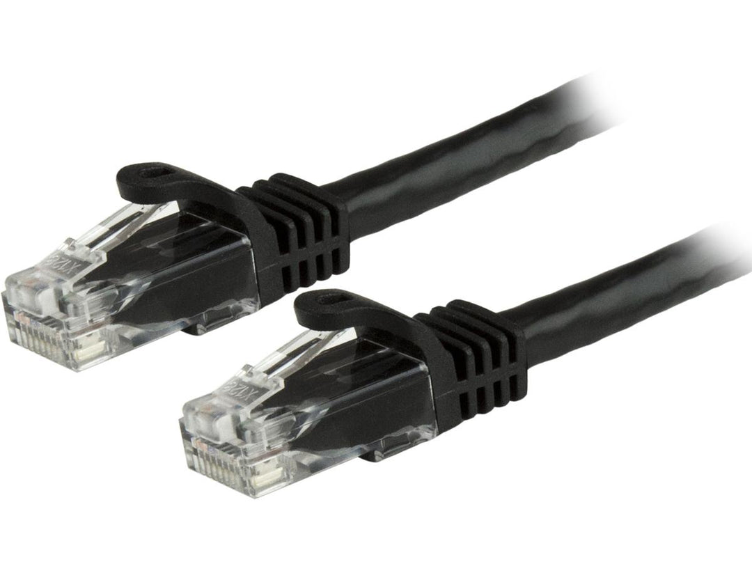 Startech | Cat6 Snagless Ethernet Cable (650mhz 100w Poe Rj45 Utp) - 14 Ft - Black | N6PATCH14BK