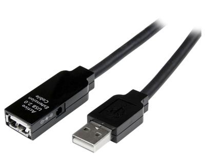 Startech | USB 2.0 Active Extension Cable - M/F  20m/0.5Ft | USB2AAEXT20M