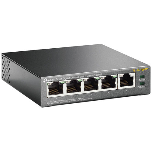 TP-Link | 5-Port Gigabit PoE+ Unmanaged Switch | TL-SG1005P