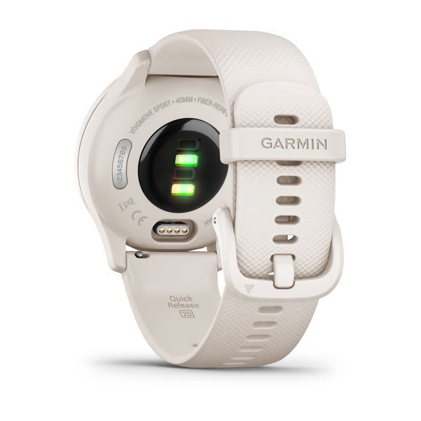Garmin | Vivomove Sport GPS Smartwatch and Fitness Tracker Ivory | 010-02566-01
