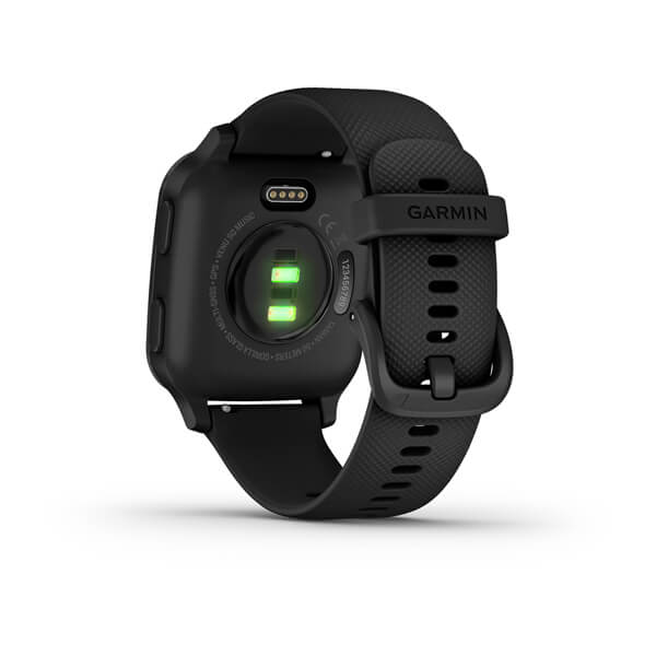 Garmin | Venu Sq GPS Music Smartwatch and Fitness Tracker with Incident Detection - Black | 010-02426-00