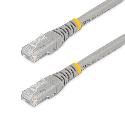 SO Startech | Cat6 Molded Ethernet Cable (650mhz 100w Poe Rj45 UTP) 3ft/1m - Grey | C6PATCH3GR