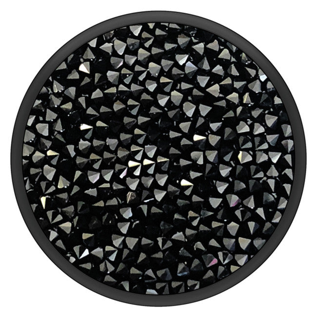 //// PopSockets | PopGrip (Complete Swappable PopGrip) Jet Black Crystal | 123-0054