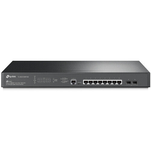 Tp-Link | 8-Port JetStream 2.5GBASE-T and 2-Port 10GE SFP+ L2+ Managed Switch with 8-Port PoE+ | TL-SG3210XHP-M2