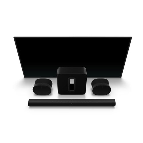 Sonos | Arc Sound Bar & 2 Era 300 Wireless Multi-Room Speakers - Black |