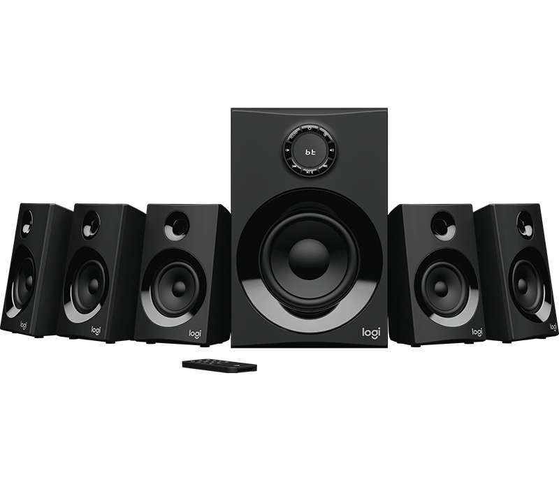 //// Logitech | Z506 5.1 Surround Sound Speaker - Black 980-000430
