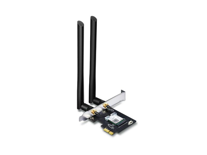 TP-Link | AC1200 Wi-Fi Bluetooth 4.2 PCIe Adapter. 300 Mbps 2.4 GHz band and 867 Mbps  ARCHER T5E