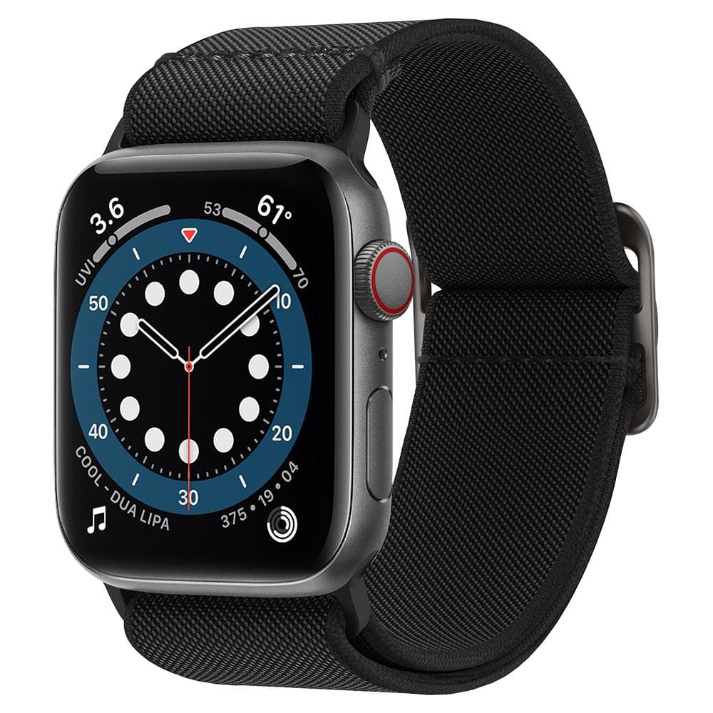 Spigen | Lite Fit Strap for Apple Watch 42/44/45/49mm S1-9/SE/Ultra - Black | SGPAMP02286