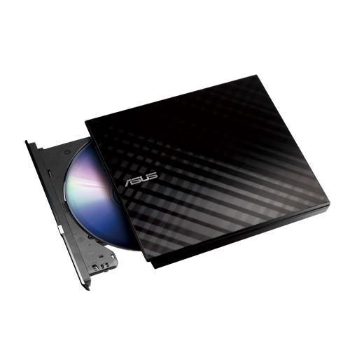 Asus | 8x External DVD/RW Slim Drive - Black | SDRW-08D2S-U/BLK/G/AS