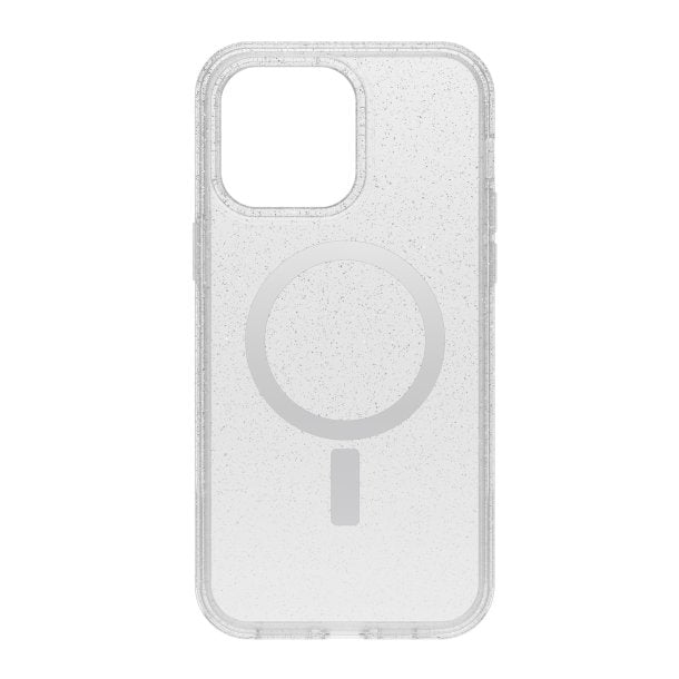 Otterbox | iPhone 14 Pro Max Symmetry+ w/ MagSafe Clear Series Case - Silver (Stardust) | 15-10283