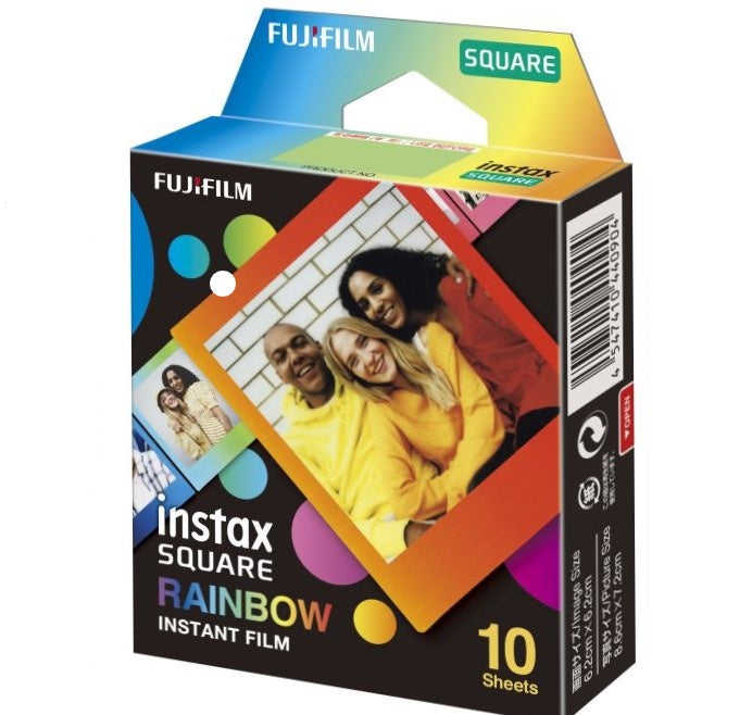 Fujifilm | Instax Square Instant Film - Rainbow (10 Exposures) | 600021893