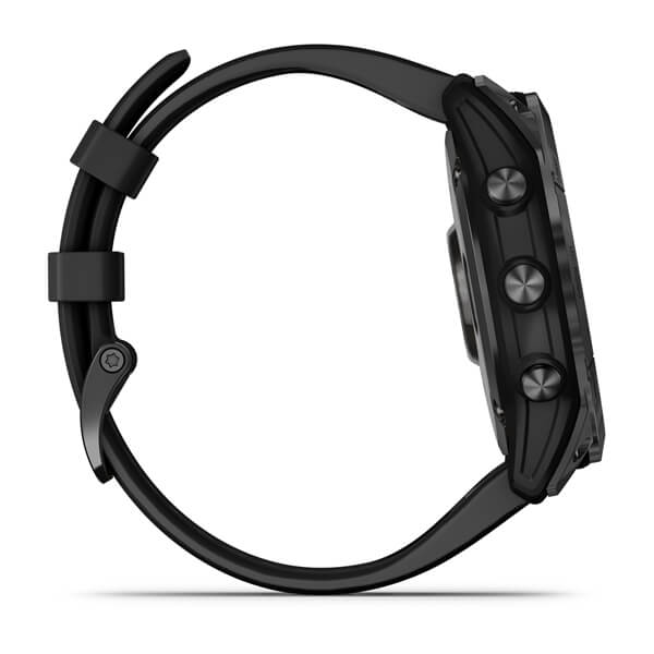 Garmin | Fenix 7X Smartwatch Slate Gray with Black Band (Extra Large) - Solar Edition | 010-02541-00