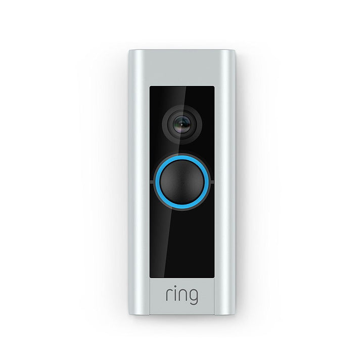 Ring | Wi-Fi Video Wired Doorbell Pro Satin Nickel | B08M248MB6