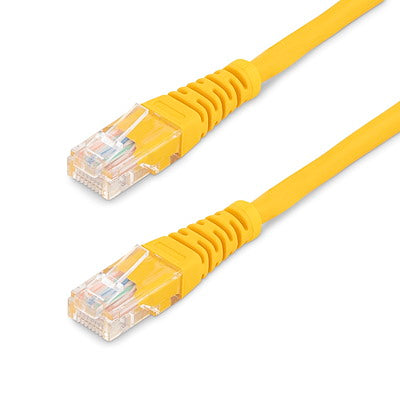 Startech | Cat5e Molded Patch Cable W/ Molded Rj45 Connectors - 1 Ft - Yellow | M45patch1yl