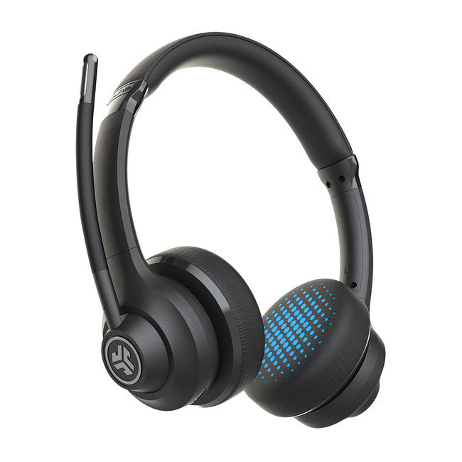 JLab | Go Work Wireless On-Ear Headphones - Black | IFCHBGOWORKRBLK4