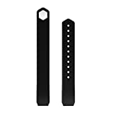 StrapsCo| Fitbit Alta - Silicone Strap - Black - Small |  fb.r3.1.m